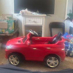Toddler Red Mercedes Benz