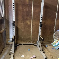 Squat Cage And Bench Seat 