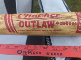 Clincher Outlaw deBeer W151CO Wood Softball Bat