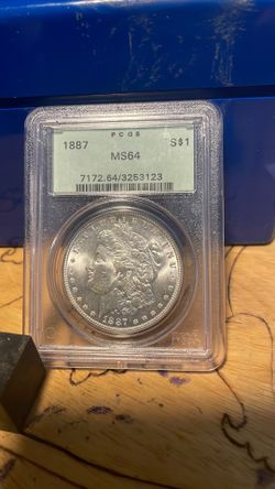Silver dollar 1887 ms. 64