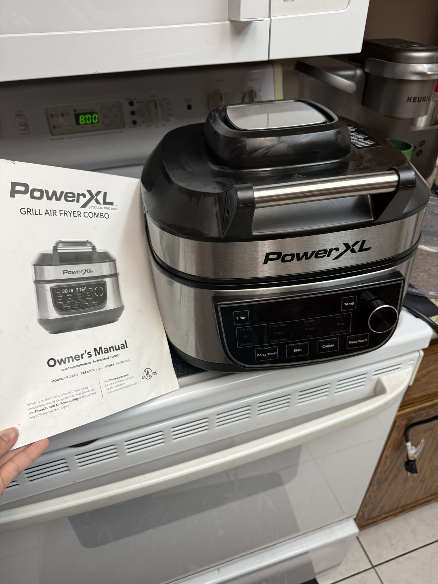 PowerXL Grill Air Fryer Combo 12-in-1