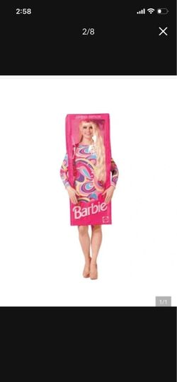 Barbie Doll Box Costume Pink