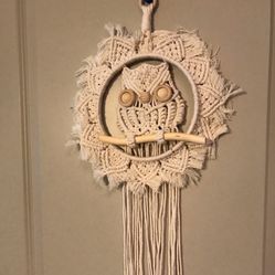 Macrame Wall Hang Owl