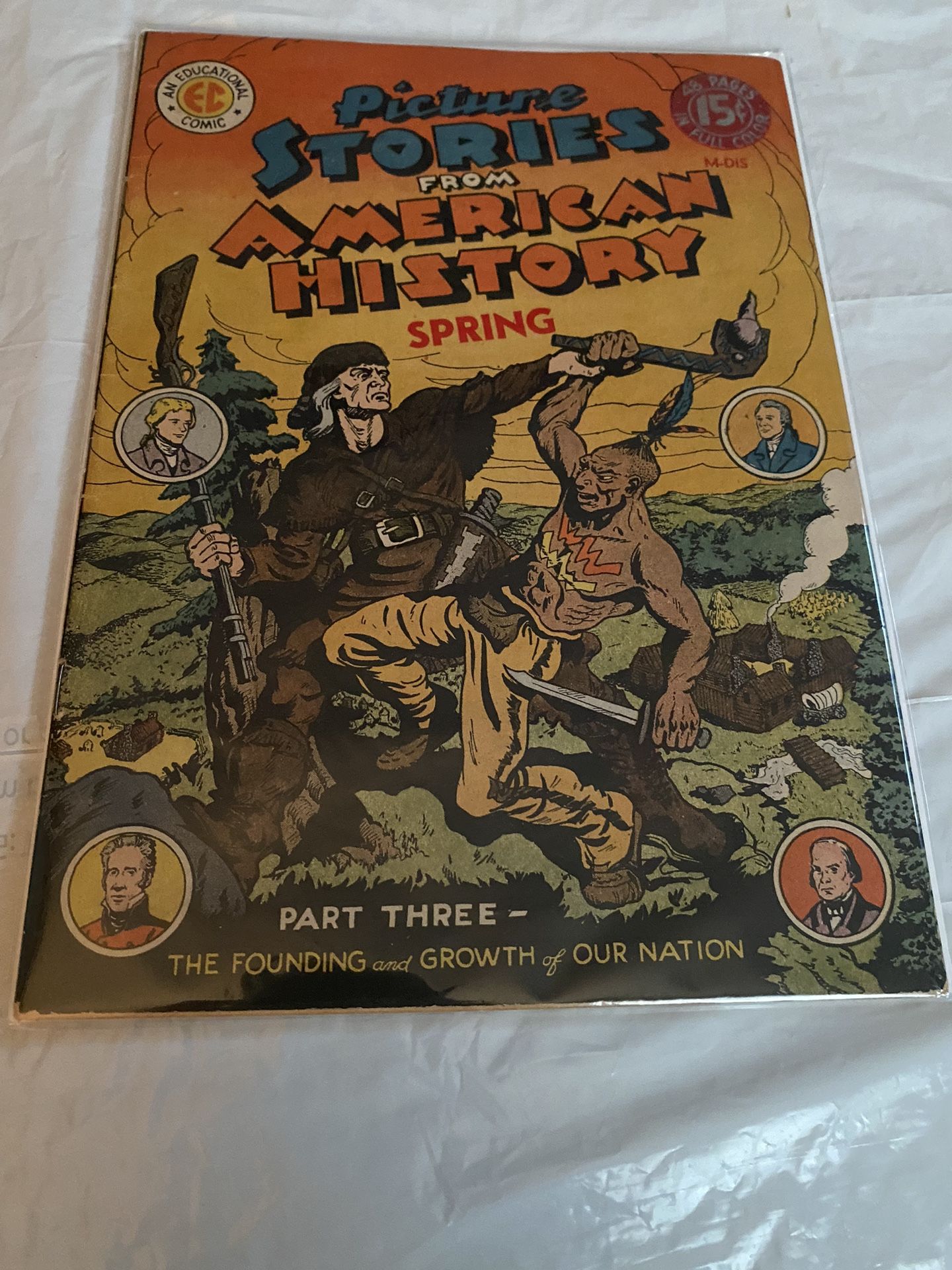 1947 EC Comics Picture Stories From American History Spring