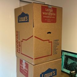 Wardrobe moving Boxes - Gently Used 