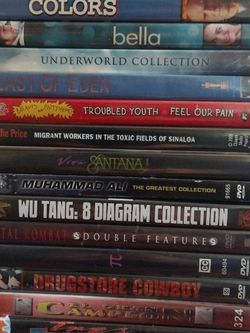 DVD Movies Peliculas. $3 Each
