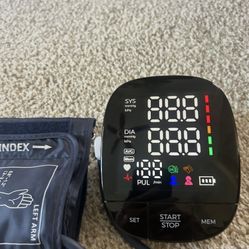 Digital Upper Arm Blood Pressure Monitor - Like New! 
