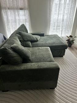 Green couch