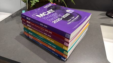 Kaplan MCAT Review Books 2025–2026 Complete Set