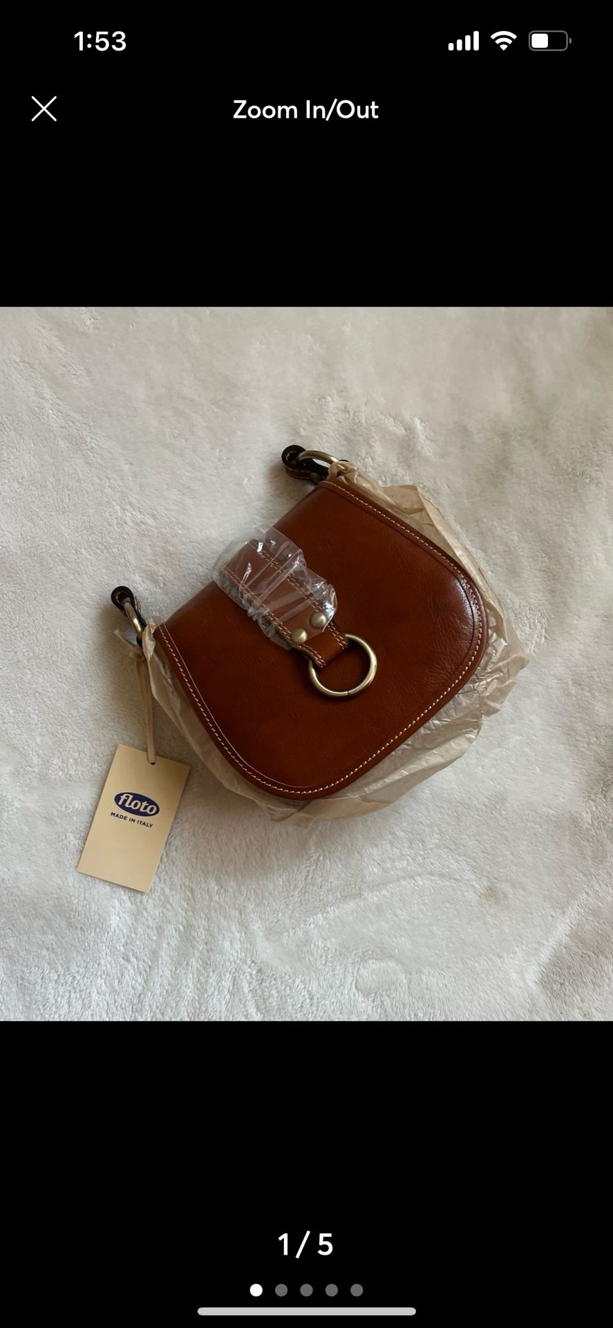 Floto Corssbody Leather Bag