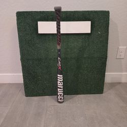 Marucci Cat X One Piece Alloy. Drop -11 30 INCH Combo With Used Cleats And Used Batting Gloves