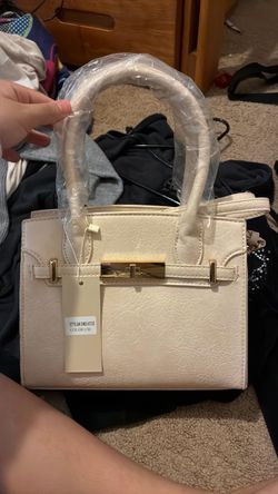 Hanna Grace Modern Faux Leather Satchel Bag