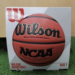 NEW! Wilson Solution Official Game Ball Men’s Indoor NCAA Basketball 29.5 NIB