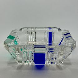 Waltherglas Crystal Ashtray Made in Germany 6.5"
