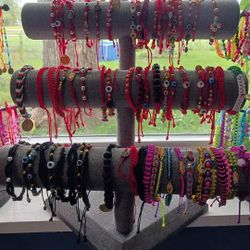 Handmade Bracelets,rosaries,anklets, Sandals And Chokers