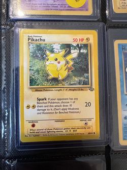 Pikachu Pokémon Card Jungle Set 60/64