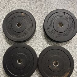 4 - 45 Pound Weights