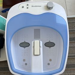Brookstone Heated Aqua Jet Foot Spa