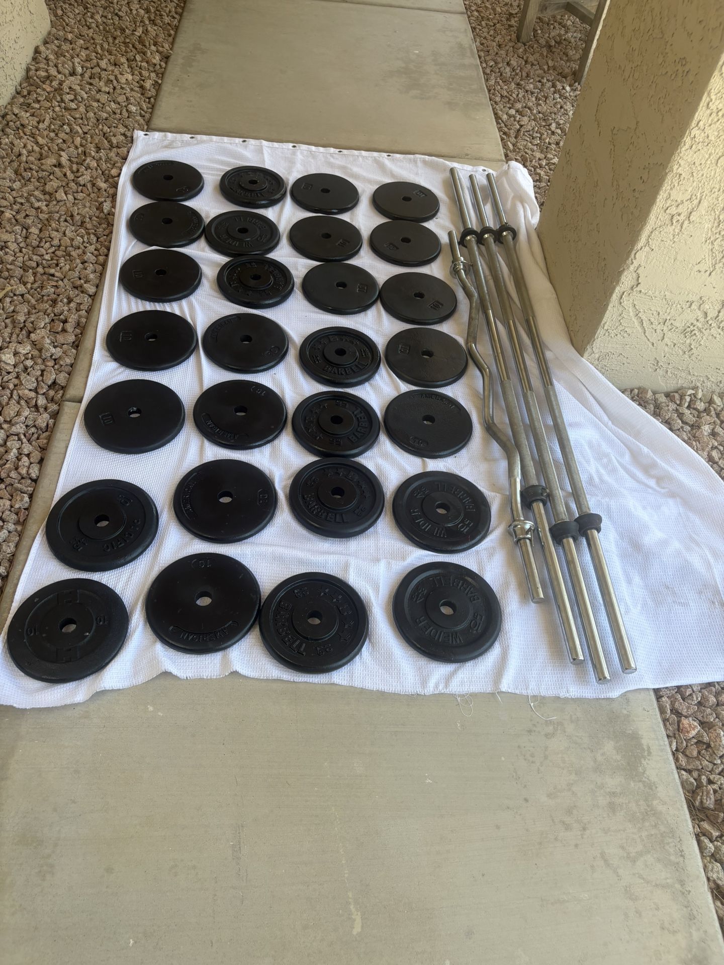 Standard Weight and Bars (read details)