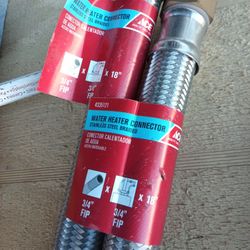 New Water Heater Hoses