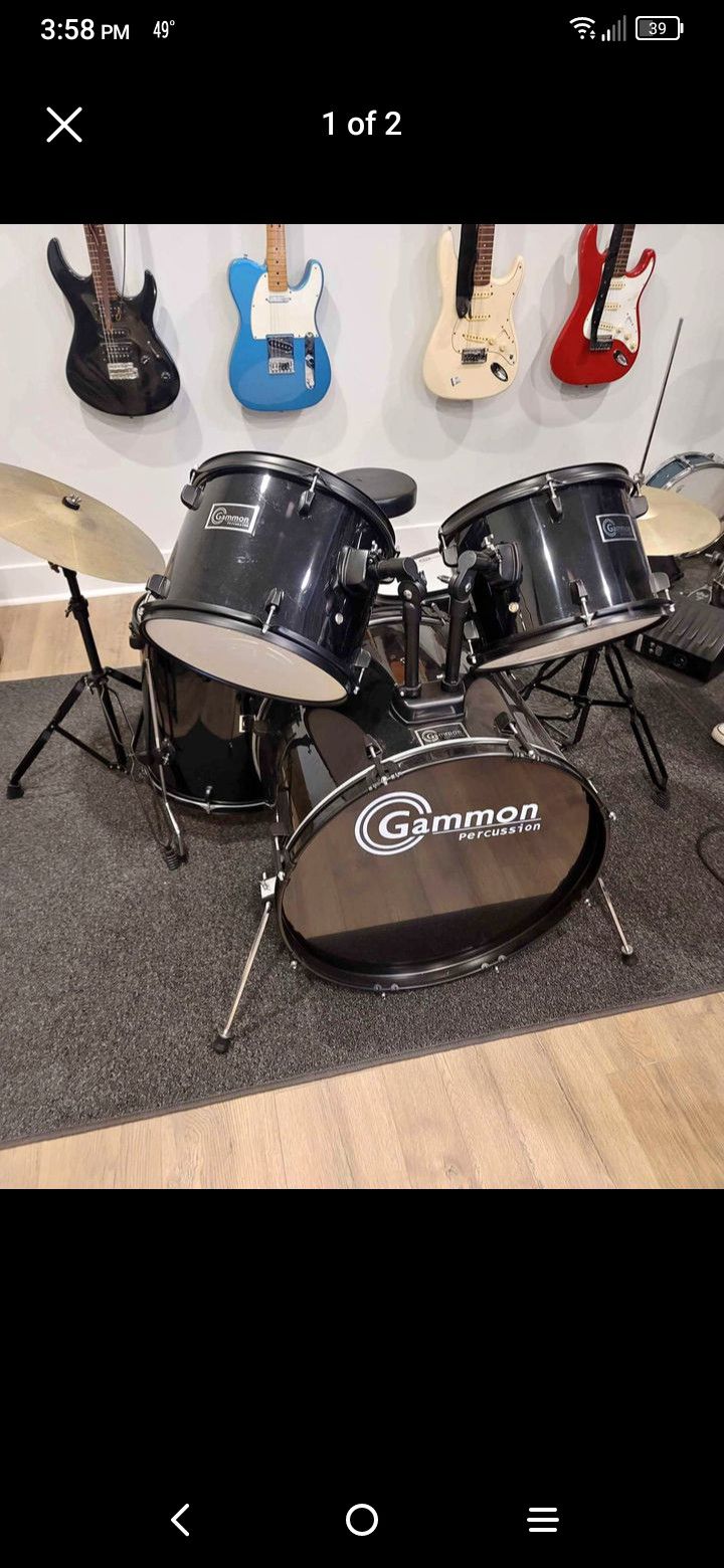 Gammon Percussion Drum Set