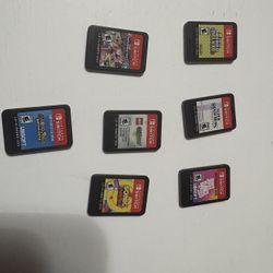 Nintendo switch games, controller, and extra controllers