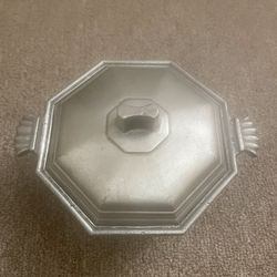 International Silver Small Vintage Pewter Casserole Dish