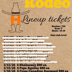 Houston Rodeo Tickets