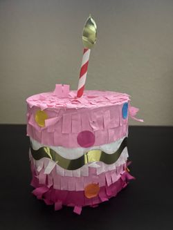 Mini Birthday cake piñata