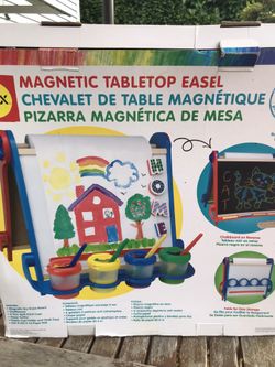 NIB Alex Art Magnetic Tabletop Easel For Kids