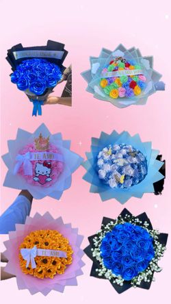 Eternal Rose Bouquets / Rosas Eternas