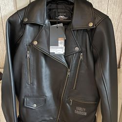 Brand New Womens Harley Davidson Leather Jacket - M