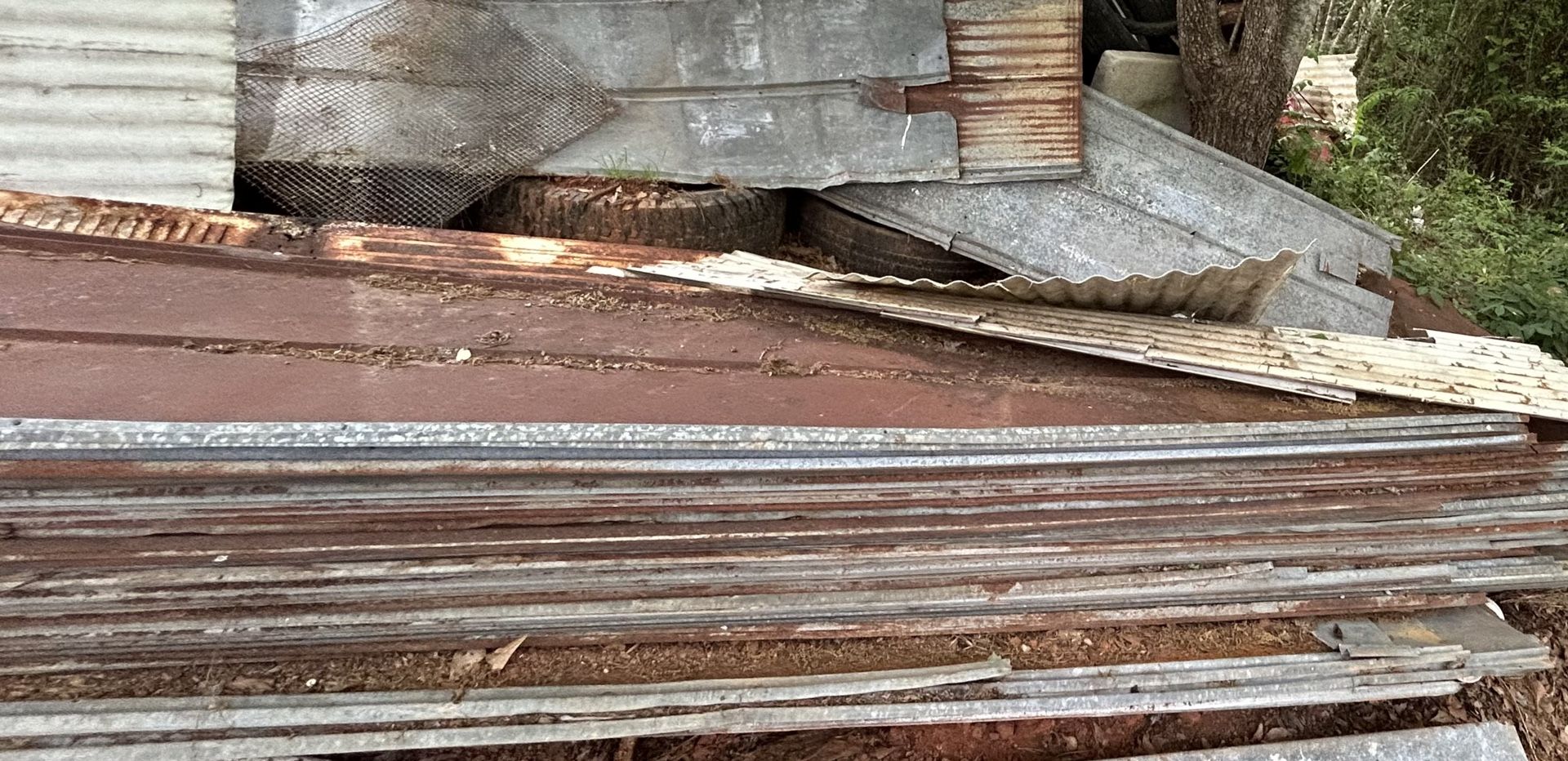 Patinad Tin Roofing