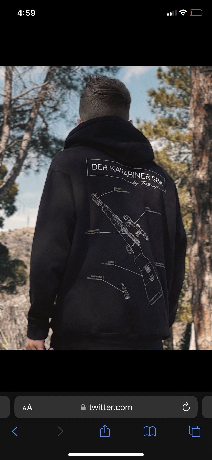 Faze Testy Kar98 Hoodie