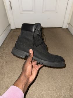 Black Timberland Boots Size 10  $100‼️