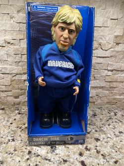 Dirk Nowitzki Animated Talking Dancing Toy 14" Dallas Mavericks Collectible