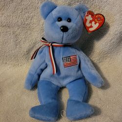 ULTRA RARE SEPTEMBER 11TH BEANIE BABY BLUE!!!