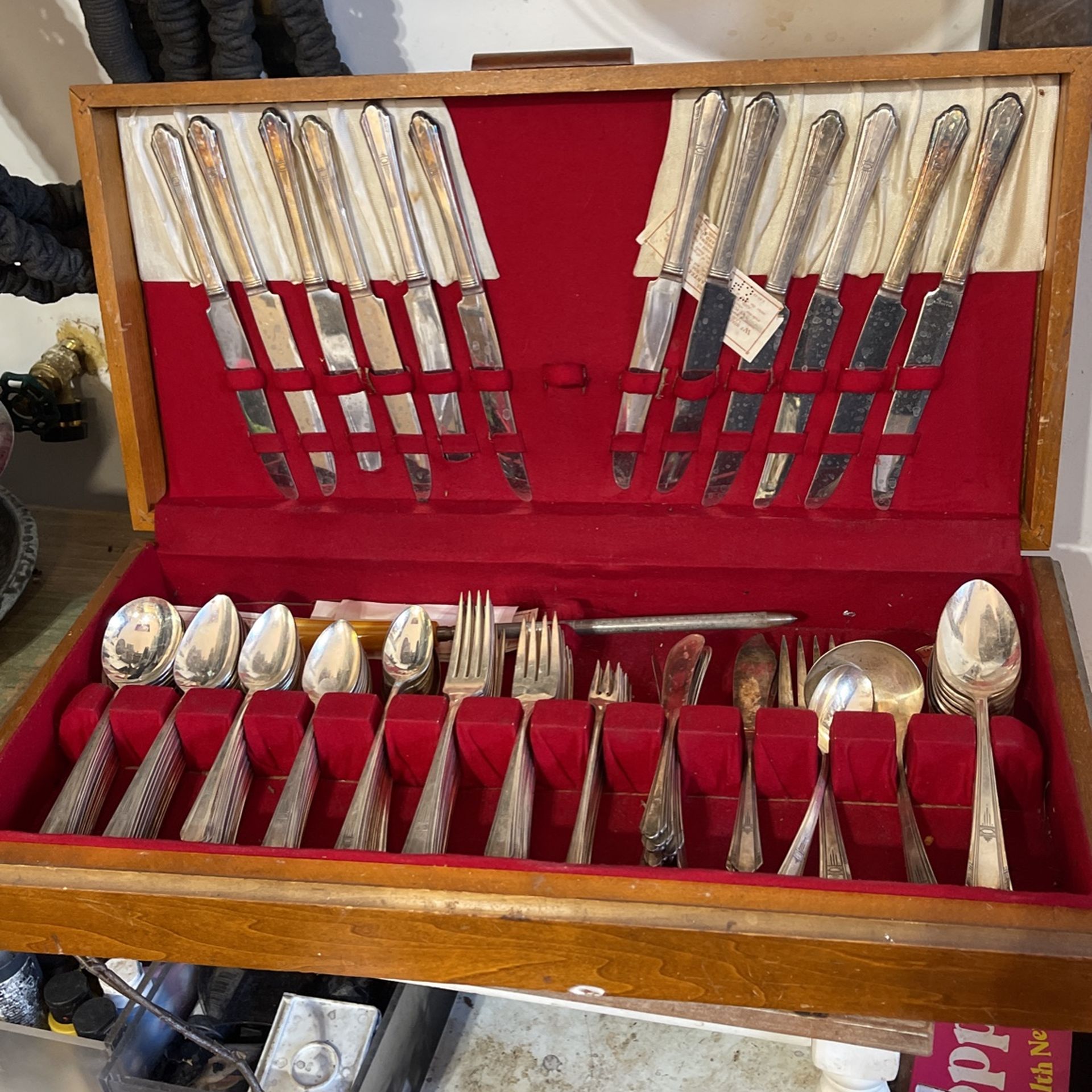 Antique Silverware Dinner Set Rogers Oneida 