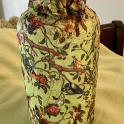 Beautiful Handcrafted Decoupage Table Decor