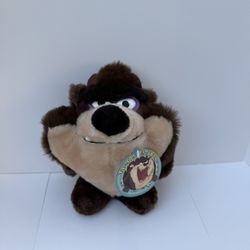 Vintage TAZ Tasmanian Devil 8” Plush 1993 Warner Bros