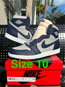 Jordan 1 High 85 Navy Bred Size 10 Travis Brick Virgil