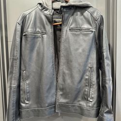 Men’s Guess Leather Jacket XL