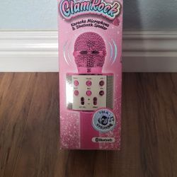 Glam Rock Karaoke Microphone & Bluetooth Speacker Toy New ( Price Firm).
