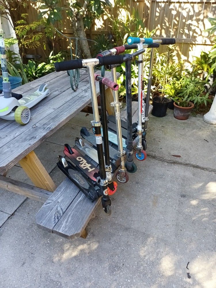 Scooters Two For $5 Good Condition