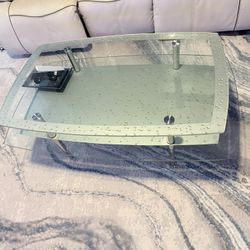 Living Room Double Glass Coffee Table