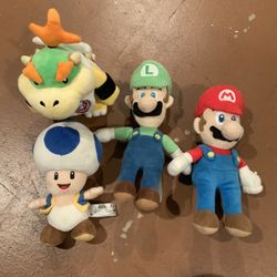 Mario Bros Plushies 