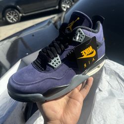 Jordan retro 4 lakers size 8