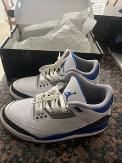 Air jordan 3 ( blue racer sz 8)