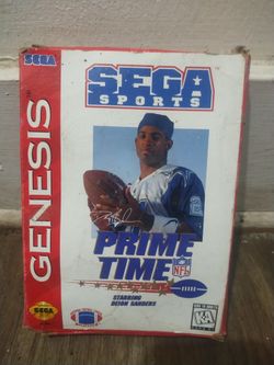Sega Genesis Prime Time Deon Sanders