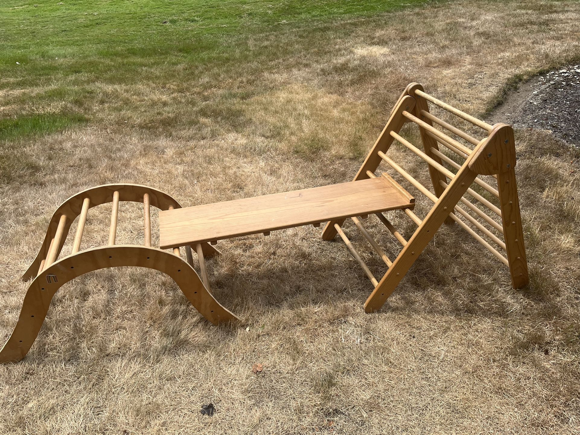 Pikler Triangle, arch, Slide